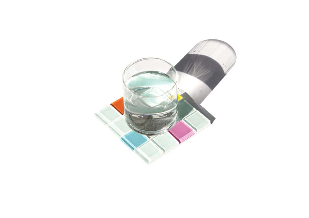 Studio matrix – Coaster: multi, wit x multicolor - Afbeelding 2
