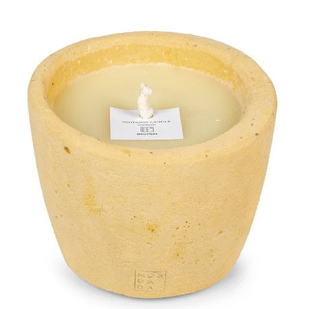 Mondada – Urban outdoor candle M mustard neutraal